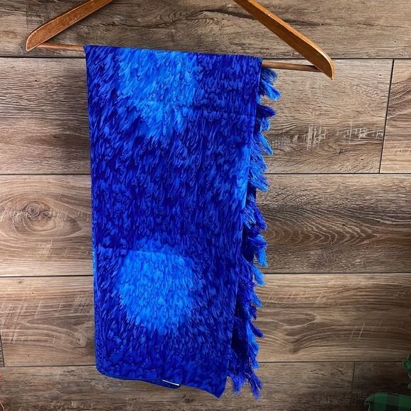 Rima Women’s Beach Wrap Size Large Blue Ombre Swimwear 68”L x 42 1/2” W - Picture 5 of 5